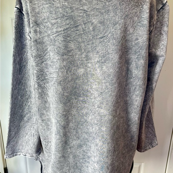 Jess & Jane dogs of Christmas midnight tunic size XL Very cute gray washed,Fun - Picture 3 of 10